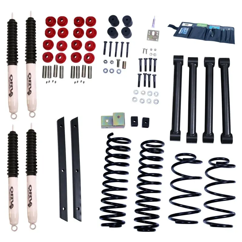 Rugged Ridge 2-Inch Suspension Lift Kit With Shocks For 2003–2006 Jeep Wrangler Tj 1