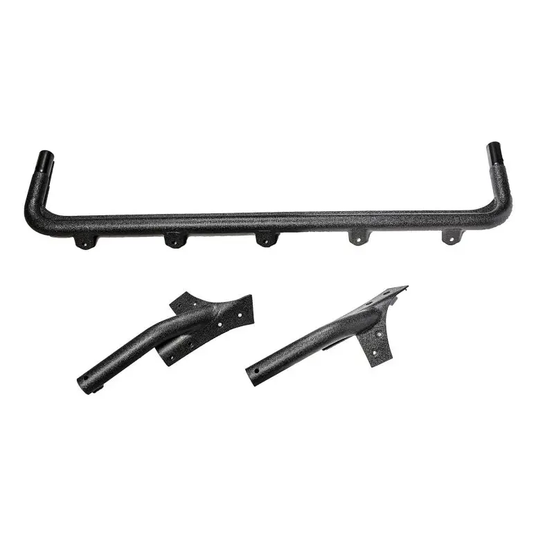 Rugged Ridge Windshield-Mount Led Light Bar — Textured Black, Fits 2007–2018 Jeep Wrangler Jk 2