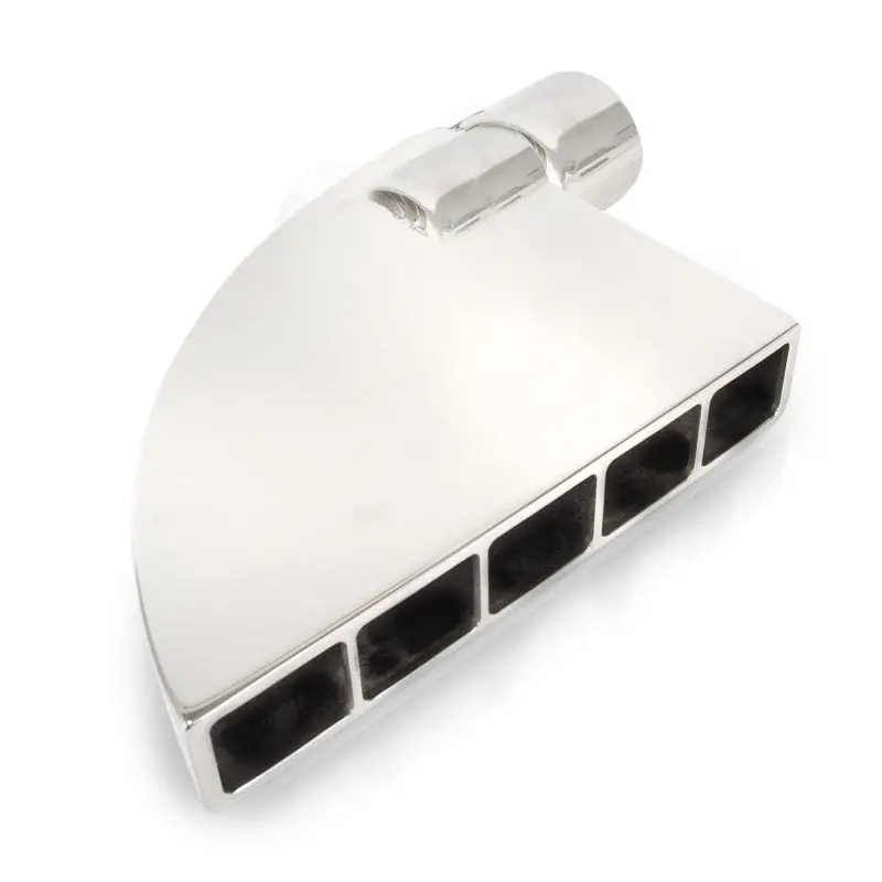 Stainless Works Boxxter Exhaust Tips – 2.5" Id Inlet, 1.5" X 8.5", 90° Angle Design 1