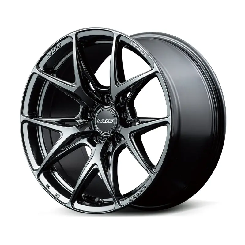 Versus Vv21S Jet Black Alloy Wheel: 19X8.0In, +45 Offset, 5X112 Bolt Pattern 1