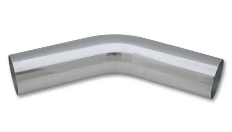 Vibrant Polished Aluminum Tubing – 1.5In Od, 45° Bent Universal Fit 1