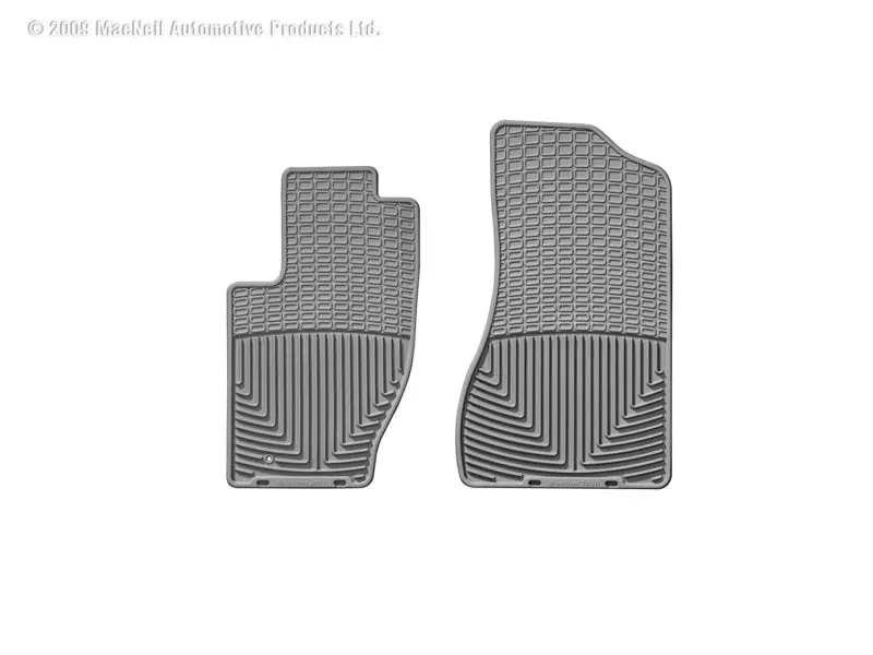 Weathertech Front Rubber Floor Mats For 1999–2004 Jeep Grand Cherokee – Grey All-Weather Protection 1