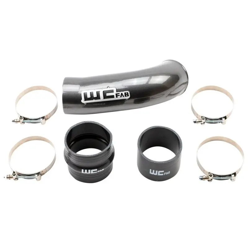 Wehrli Wcfab Grey 4-Inch Intake Pipe For 2020–2024 Chevrolet 6.6L L5P Duramax – Oem Air Box Compatible 1