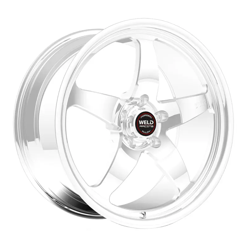 Weld Racing S71 Polished Aluminum Wheel – 18X9", 5X4.5", 6.7" Backspace, Medium Pad Finish 1