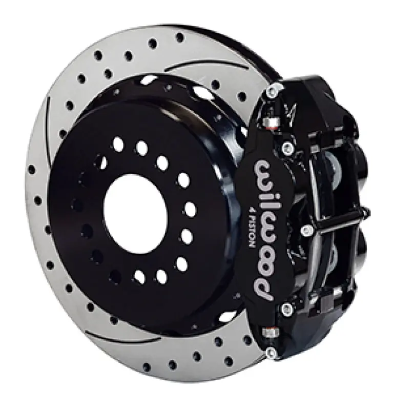 Wilwood Rear Brake Kit For Mopar/Dana Applications – Green Calipers With Snap-Ring Mount, 2.36-Inch Piston Diameter 1